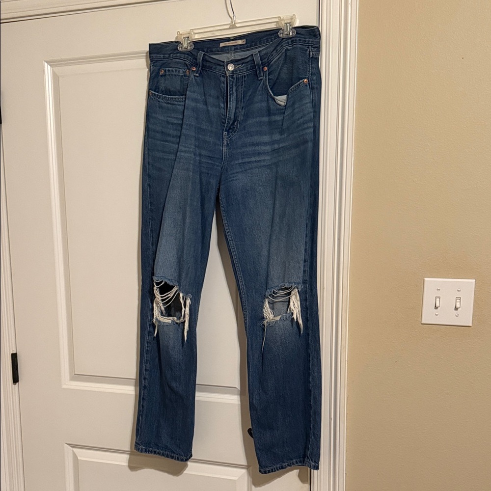 Levi’s Blue Distressed Women Jeans